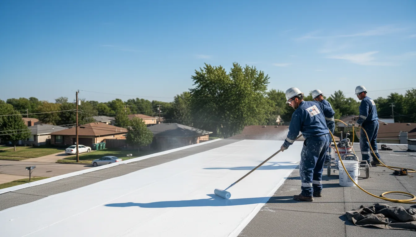 Commercial roof coating in Friedens, PA near me